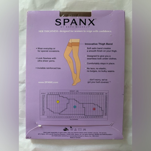 Spanx Thigh High Nylon Stockings - Picture 3 of 4